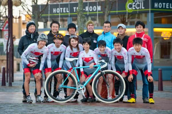 Seven Japanese riders and staff attended the cross world championships