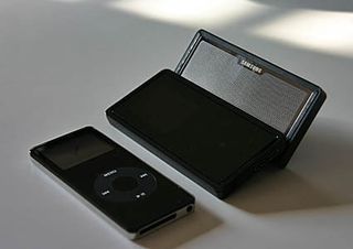 The K5 with activated speaker.
