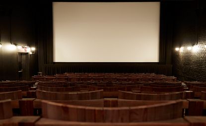 Image showing cinema seating and screen