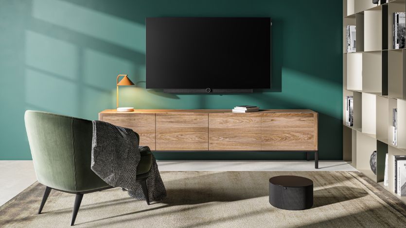 Loewe bild i OLED TV, klang bar i and kland sub 5