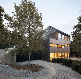 TR House with surrounding trees