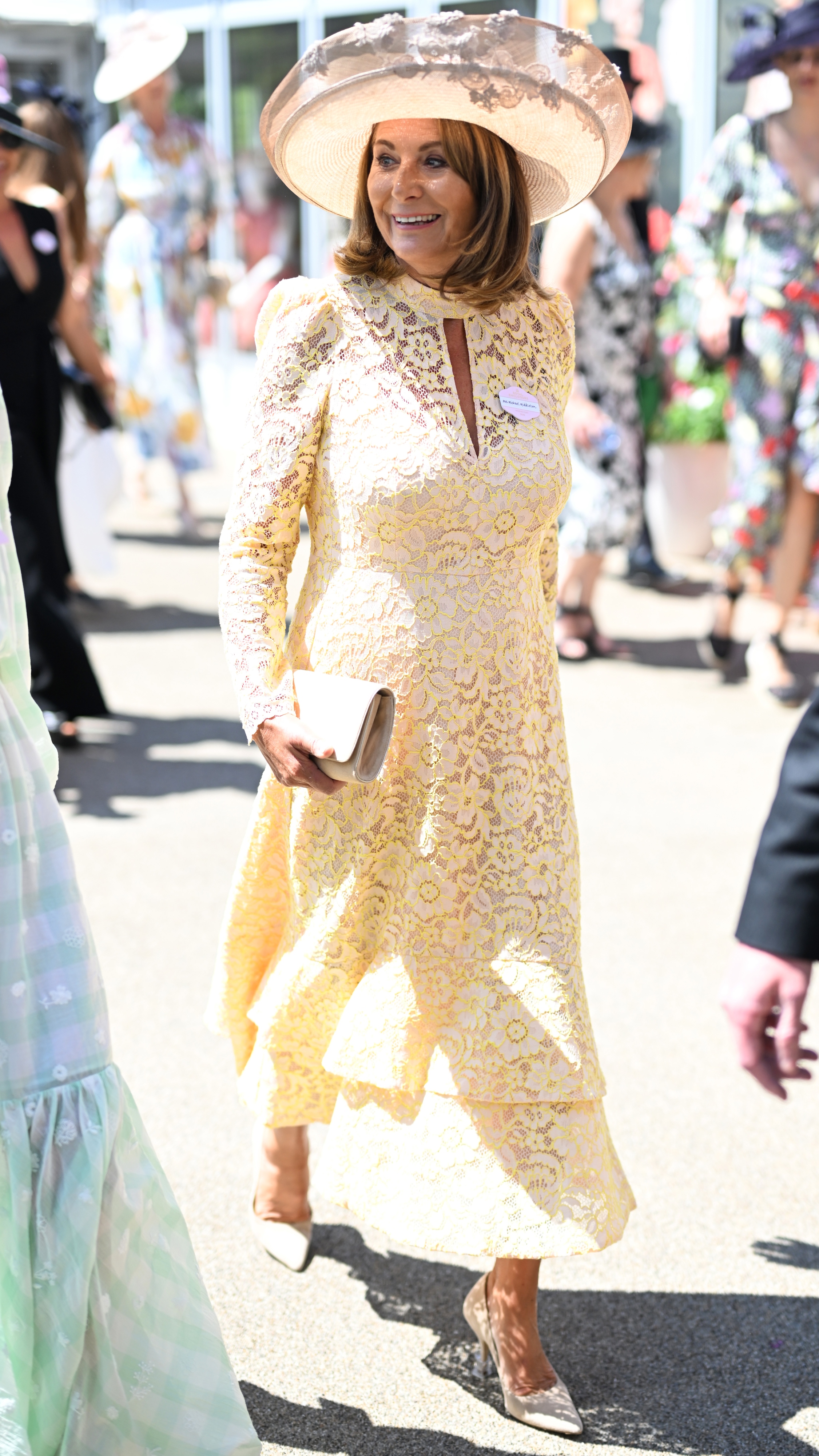 Carole Middleton attends day two of Royal Ascot at Ascot Racecourse on June 18, 2025 in Ascot