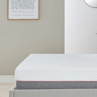 DUSK Cool Gel Foam Hybrid mattress in bedroom from the side