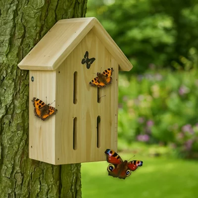 Greena Outdoor Wooden Butterfly House