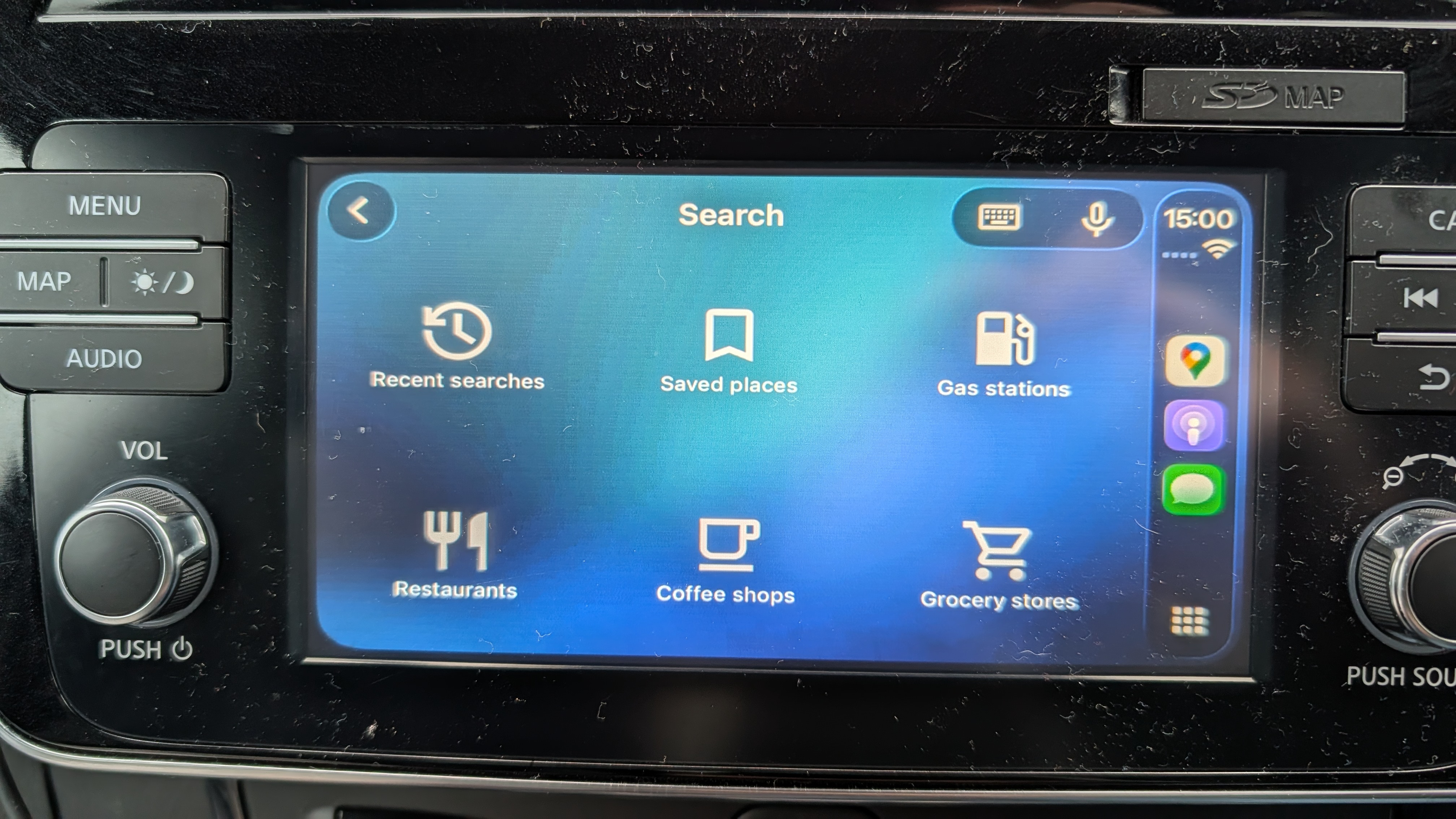 google maps on apple carplay