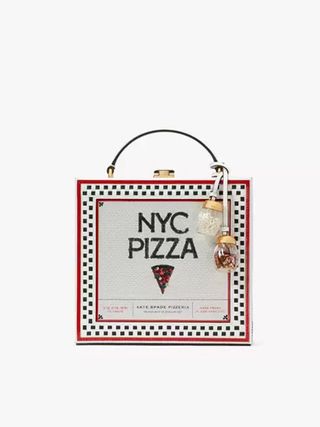 Kate Spade with pizza on it