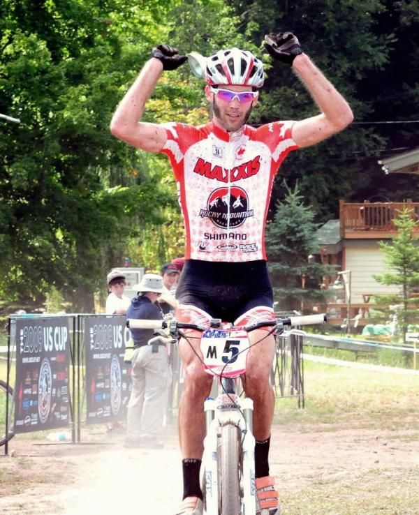 Geoff Kabush (Team Maxxis-Rocky Mountain) taking his second straight Pro-XCT win in a row