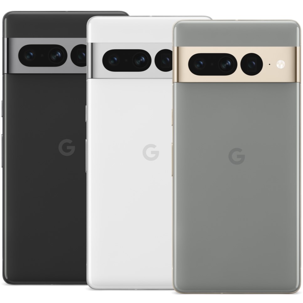 Todas as cores do Google Pixel 7 Pro