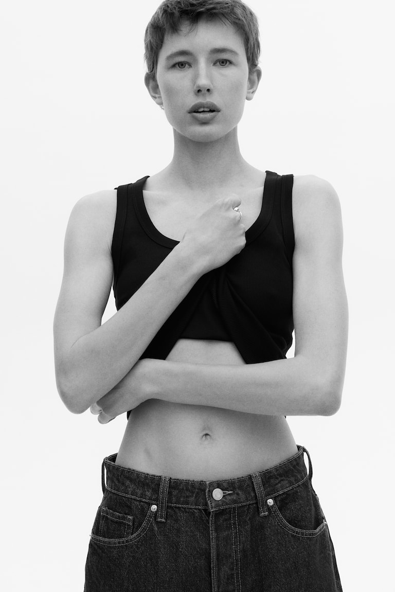 Ribbed Vest Top