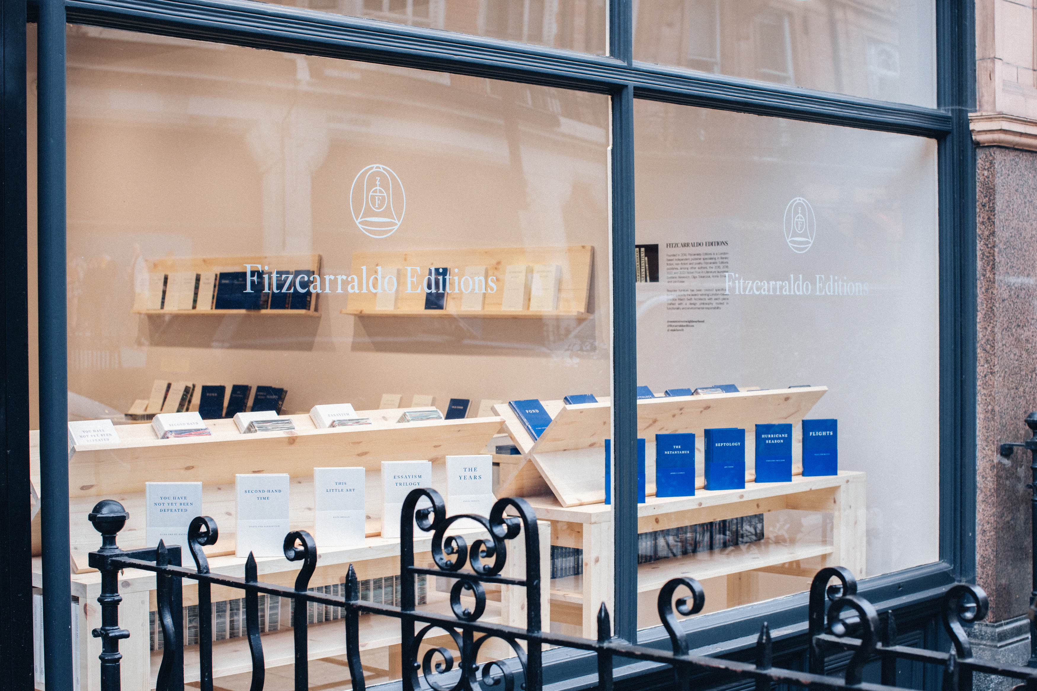 Shop window in Mount Street
