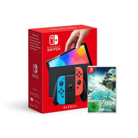 Nintendo Switch OLED (Neon-Rot/Neon-Blau) und The Legend Of Zelda: Tears Of The Kingdom