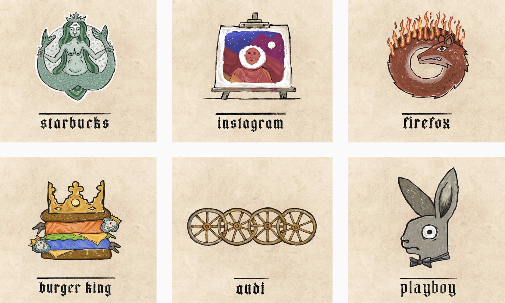 Medieval famous logo redesigns are the best thing you'll see all day