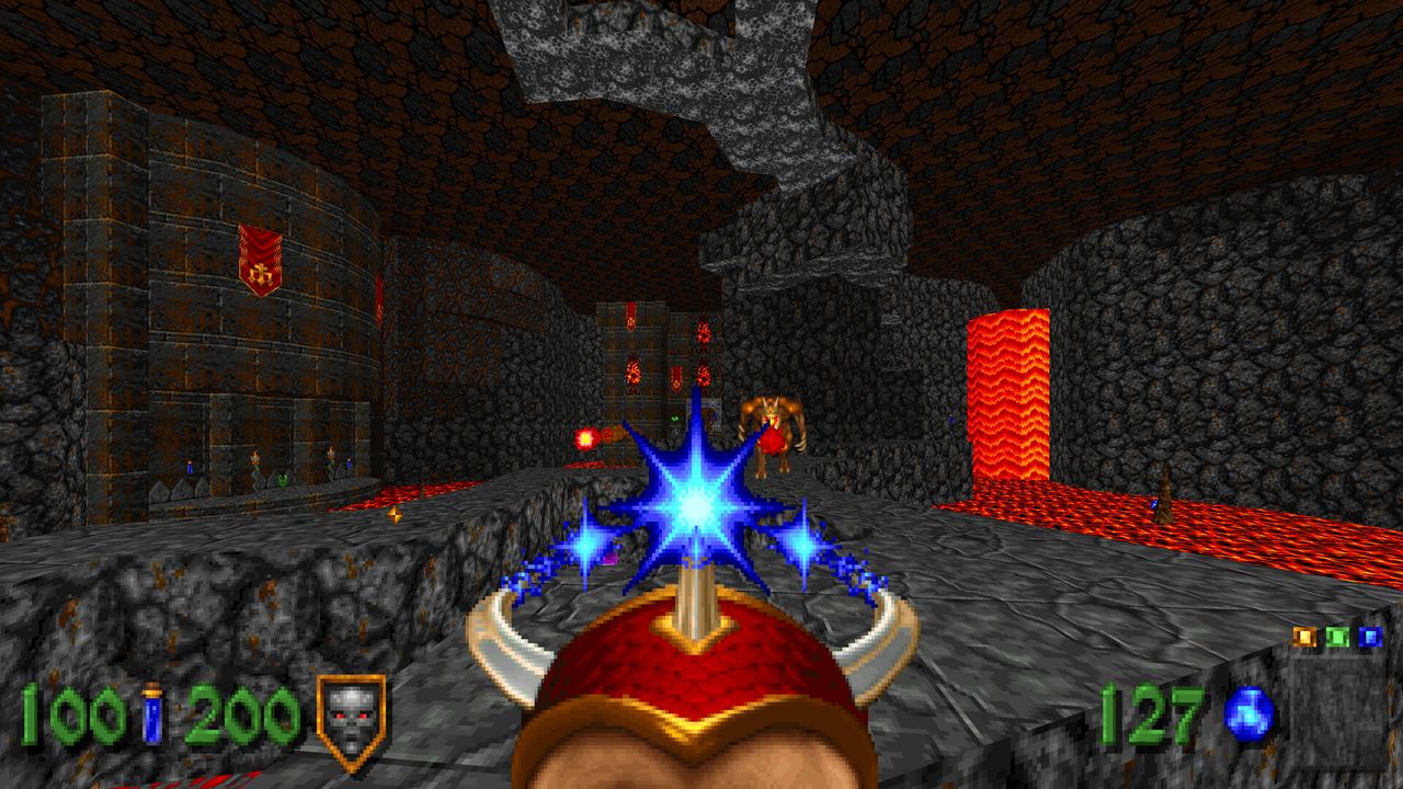 Id Software kicks off QuakeCon with a surprise release of Heretic + Hexen, an 'enhanced' bundle with cross-platform multiplayer, mod support, and more