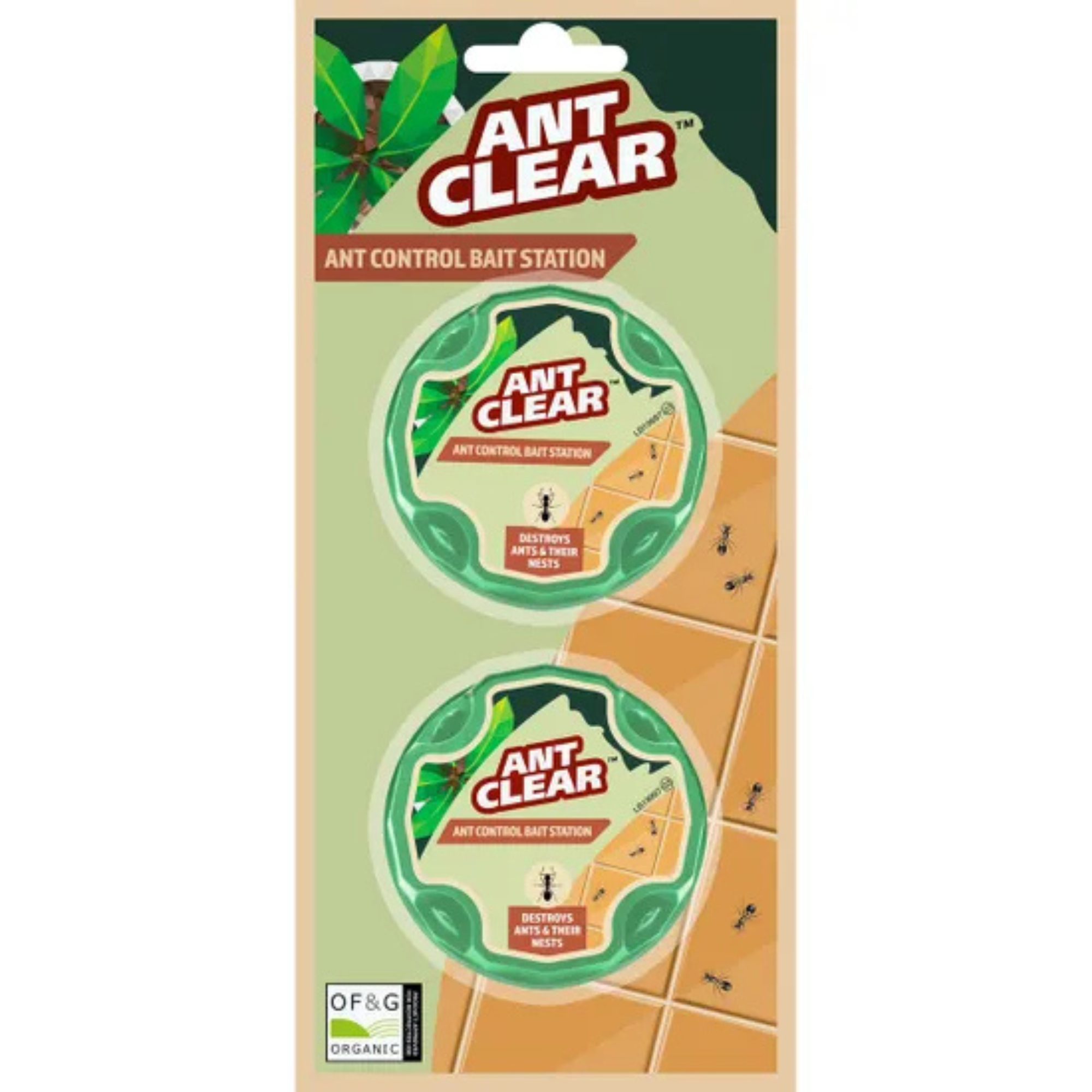 Ant Clear Ant Bait Station Twin Pack