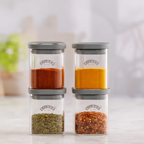 Kilner Fresh Storage Set of 12 Spice Jars