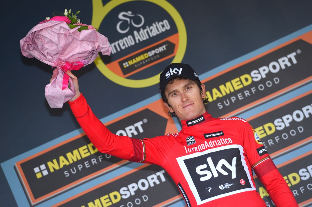 Points leader Geraint Thomas (Team Sky)