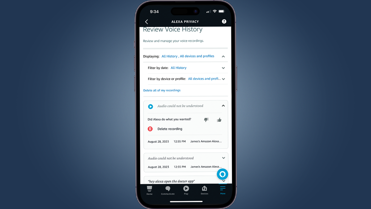 How to check Alexa voice history | TechRadar