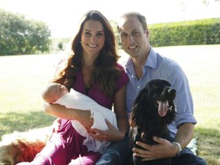 Kate Middleton, Prince William and baby Prince George