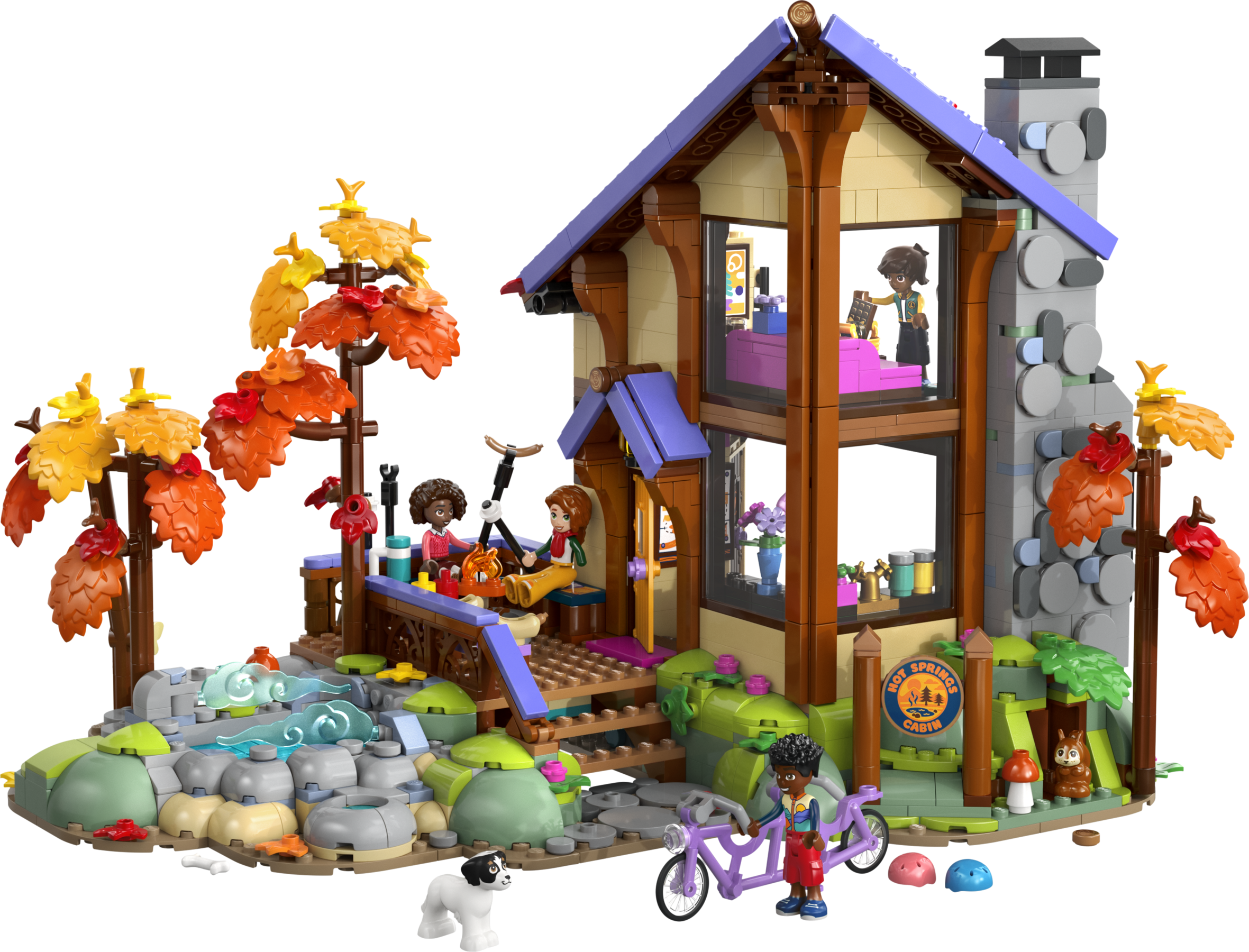 Cozy Fall Forest Cabin