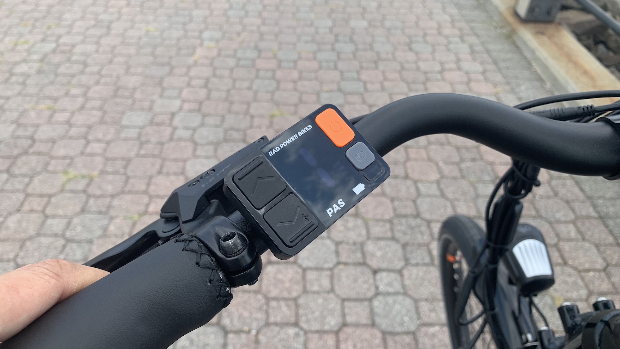 Rad Power RadCity 5 Plus left handlebar