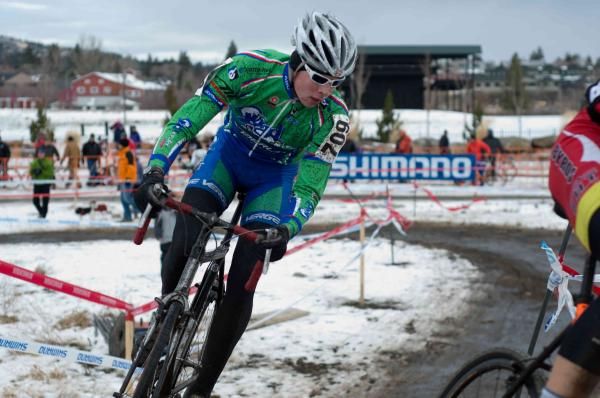 Ryan Packard (Quad Cycles) atop one of the power "bumps" on the course.