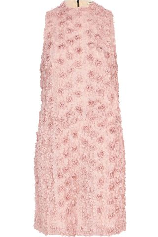 River Island Pink 3D Flower Shift Dress, Was £60, Now £30