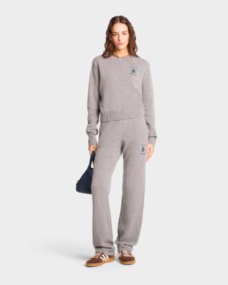 Sporty & Rich x The Carlyle, Crest Cashmere Crewneck