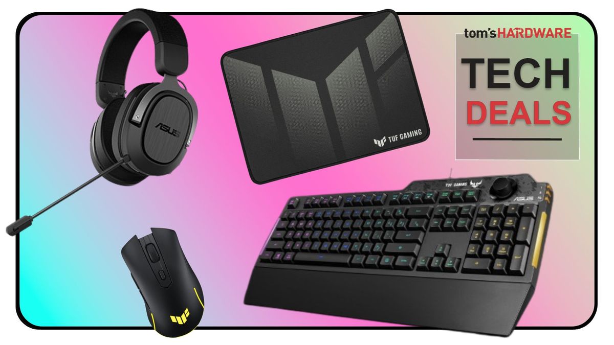Kit out your kids with this Asus TUF Gaming keyboard, headset, mouse, and mouse pad combo bundle for under £90