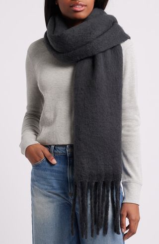 Fringe Blanket Scarf