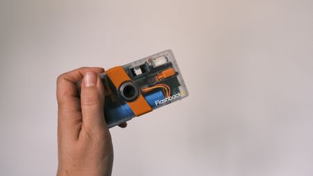 The Flashback One35 V2 with a vintage background