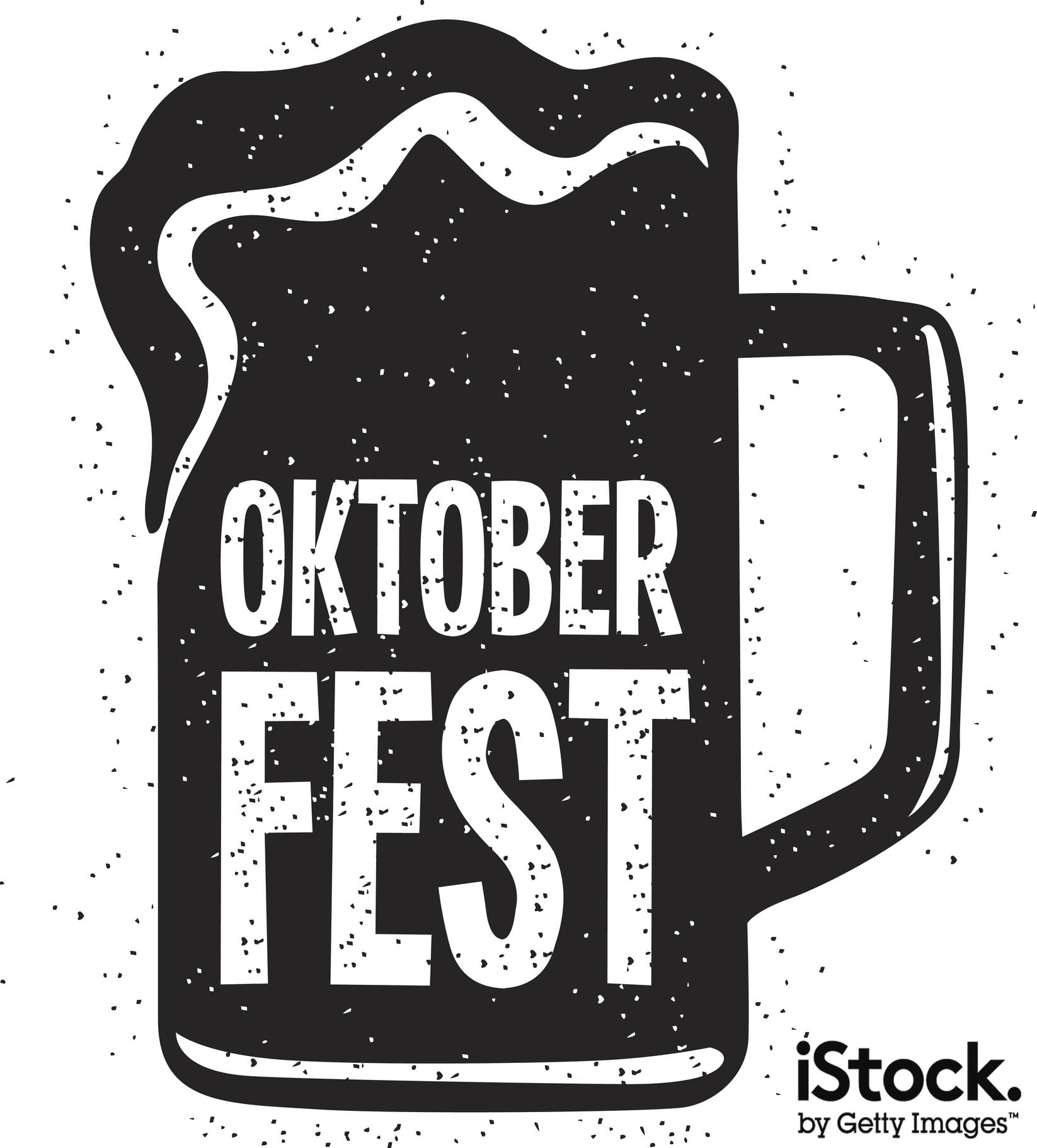 Oktoberfest beer icon sign by pseudodaemon. With Oktoberfest-themed events taking place around the world, this illustration could work well as a hero image on an event-specific app