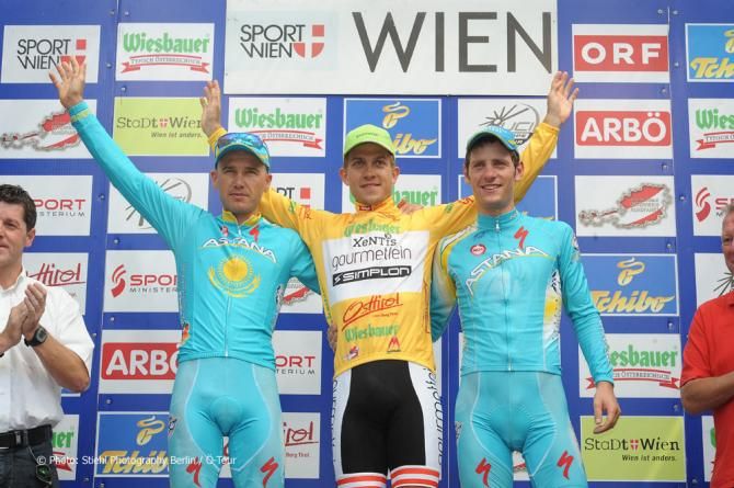 Alexandr Dyachenko, Riccardo Zoidl and Kevin Seeldrayers made up the final podium