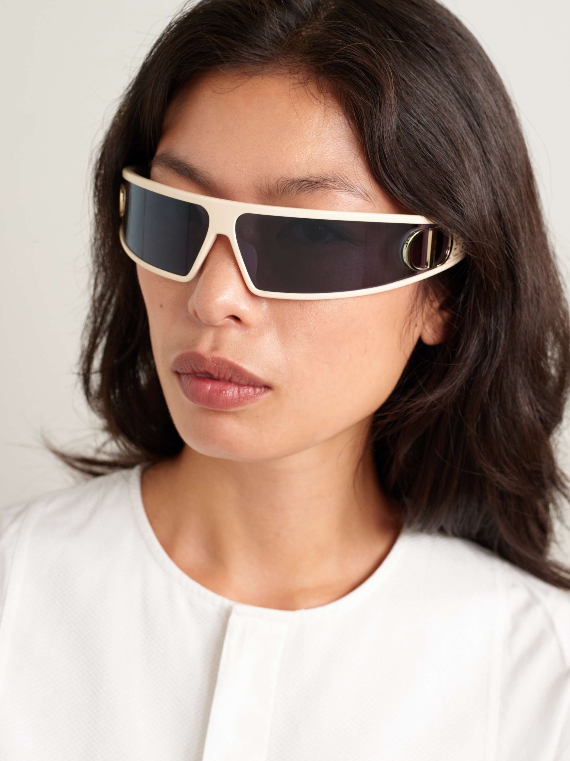 Verydior M1u Wrap-Around Acetate Sunglasses