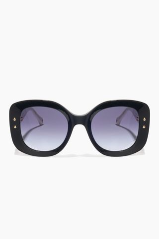 Carolina Herrera, Oversized Sunglasses With Chain