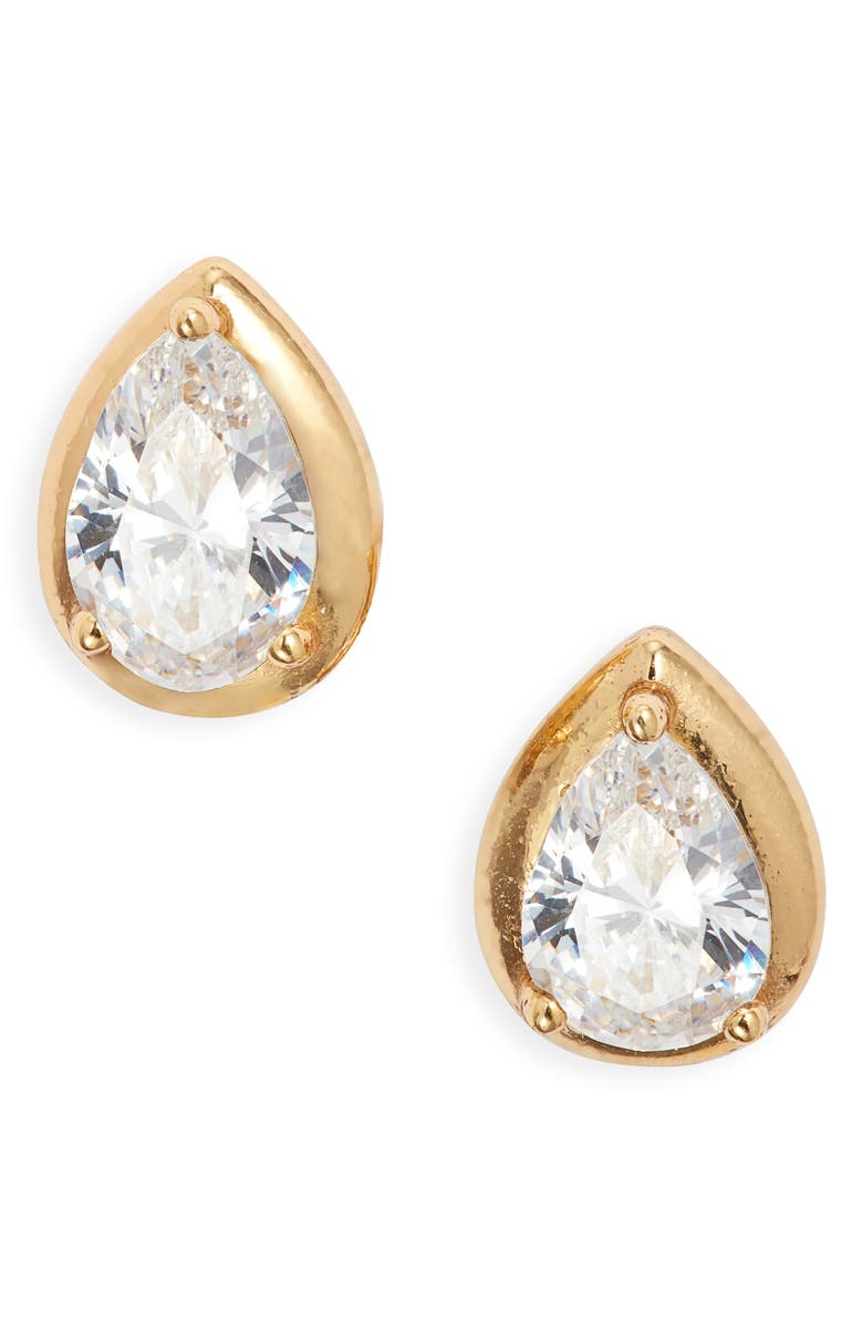 Cubic Zirconia Teardrop Earrings