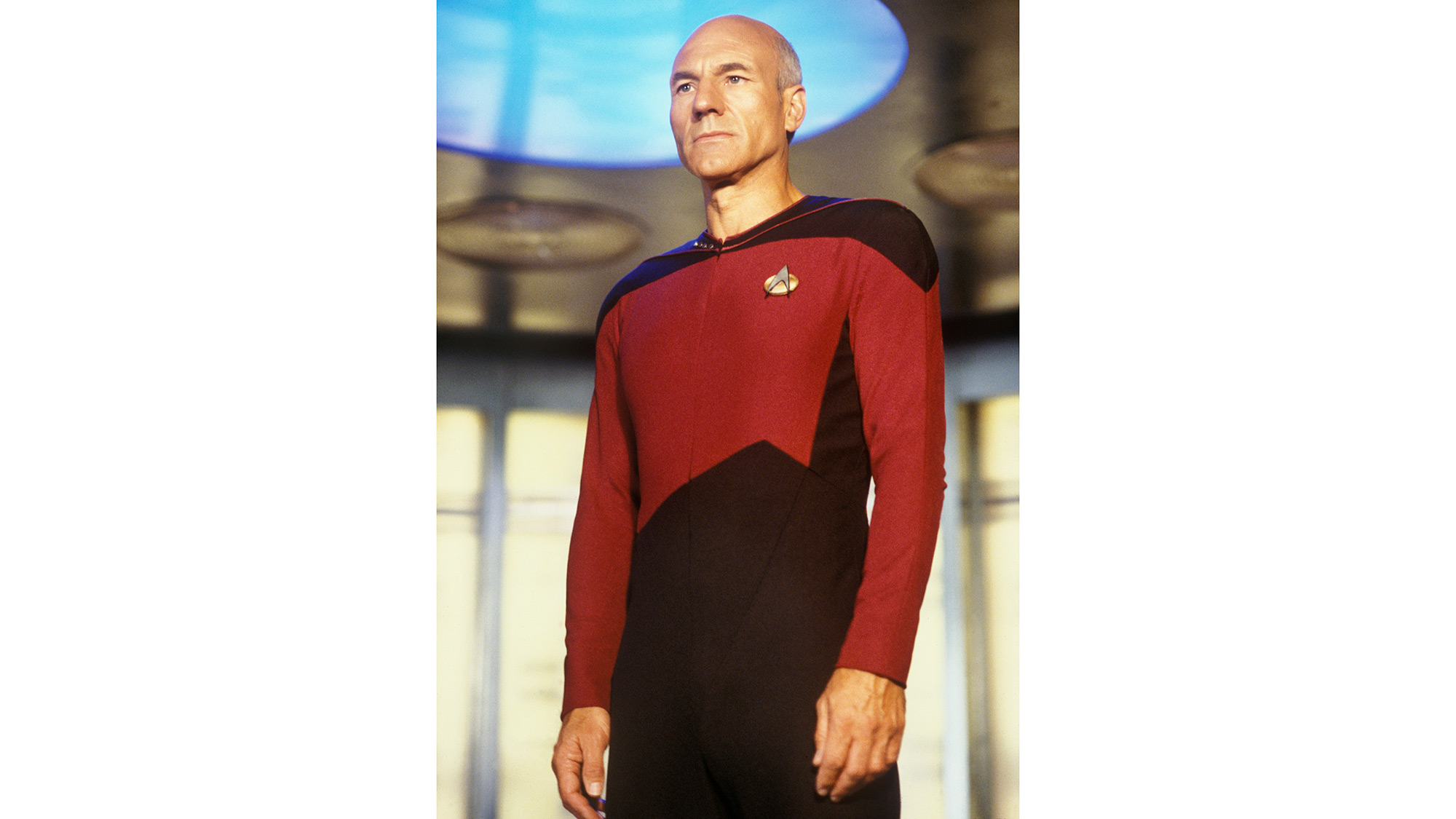 Generations Jean Luc Picard Cosplay Costume Red Shirt Only