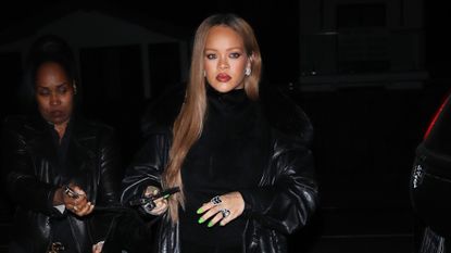 Rihanna Wore Leggings With Diamond Heels Because, Well, She's