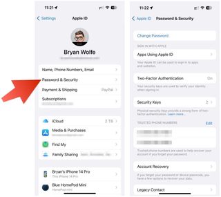 how to change your Apple ID password