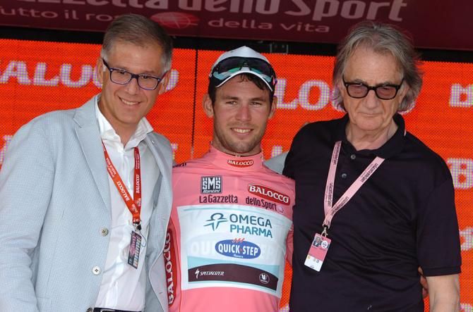 Mark Cavendish, Alberto Balocco and Paul Smith