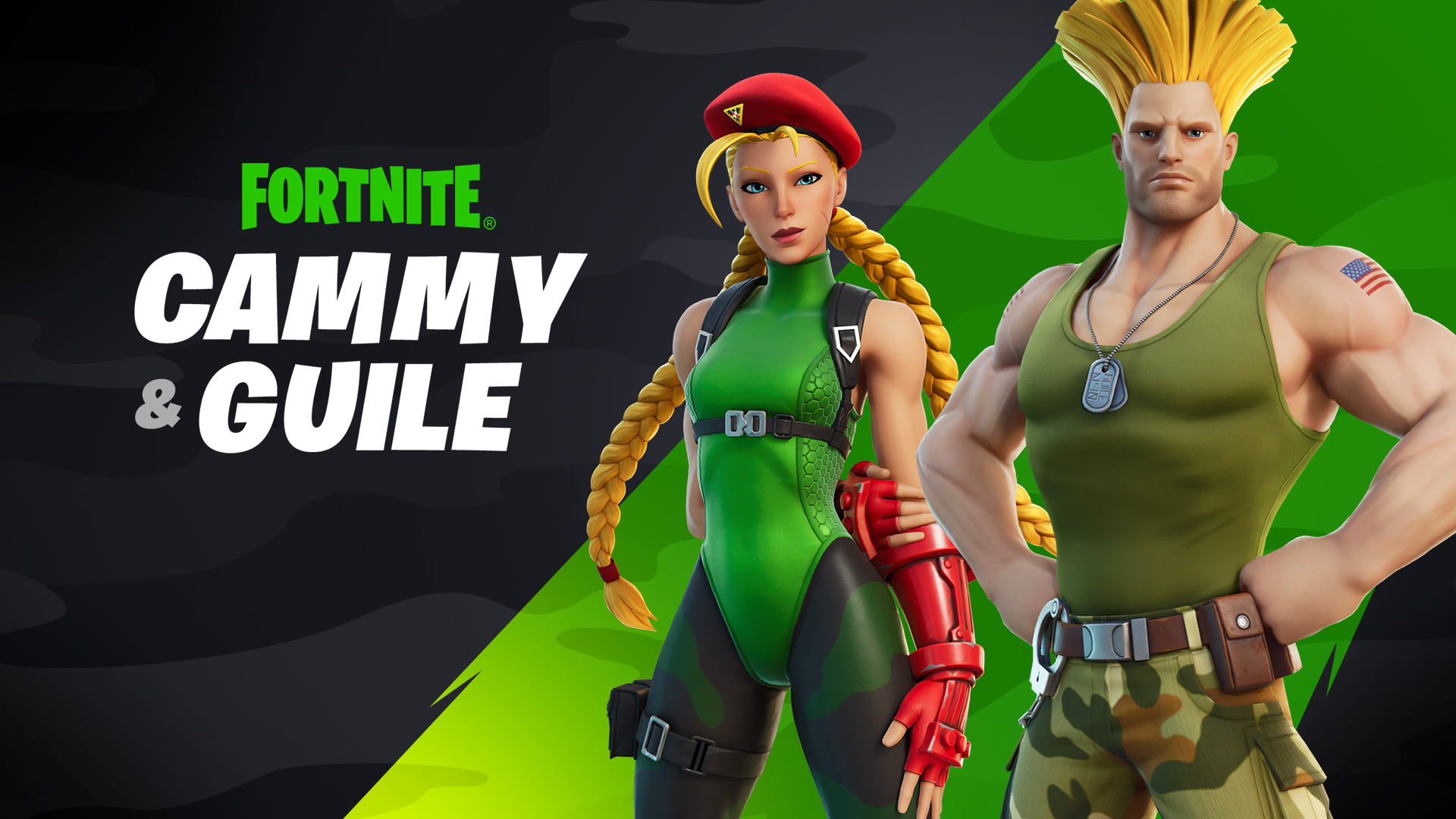 Fortnite x Street Fighter: Cammy e Guile são novas skins