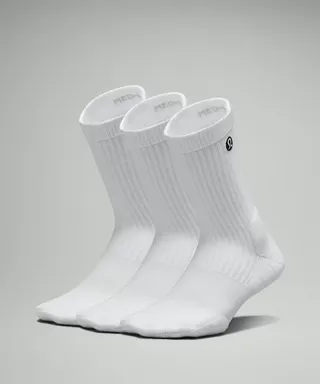 Women's Daily Stride Ribbed Comfort Crew Socks