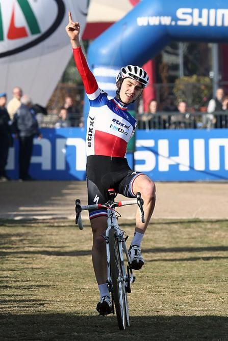 Julian Alaphilippe (France) soloed to victory in Rome