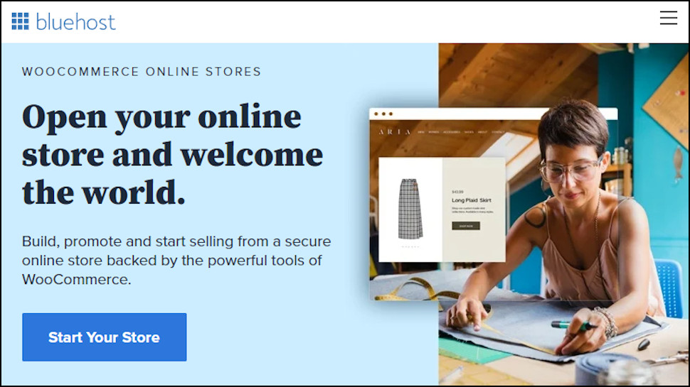WooCommerce online stores with Bluehost