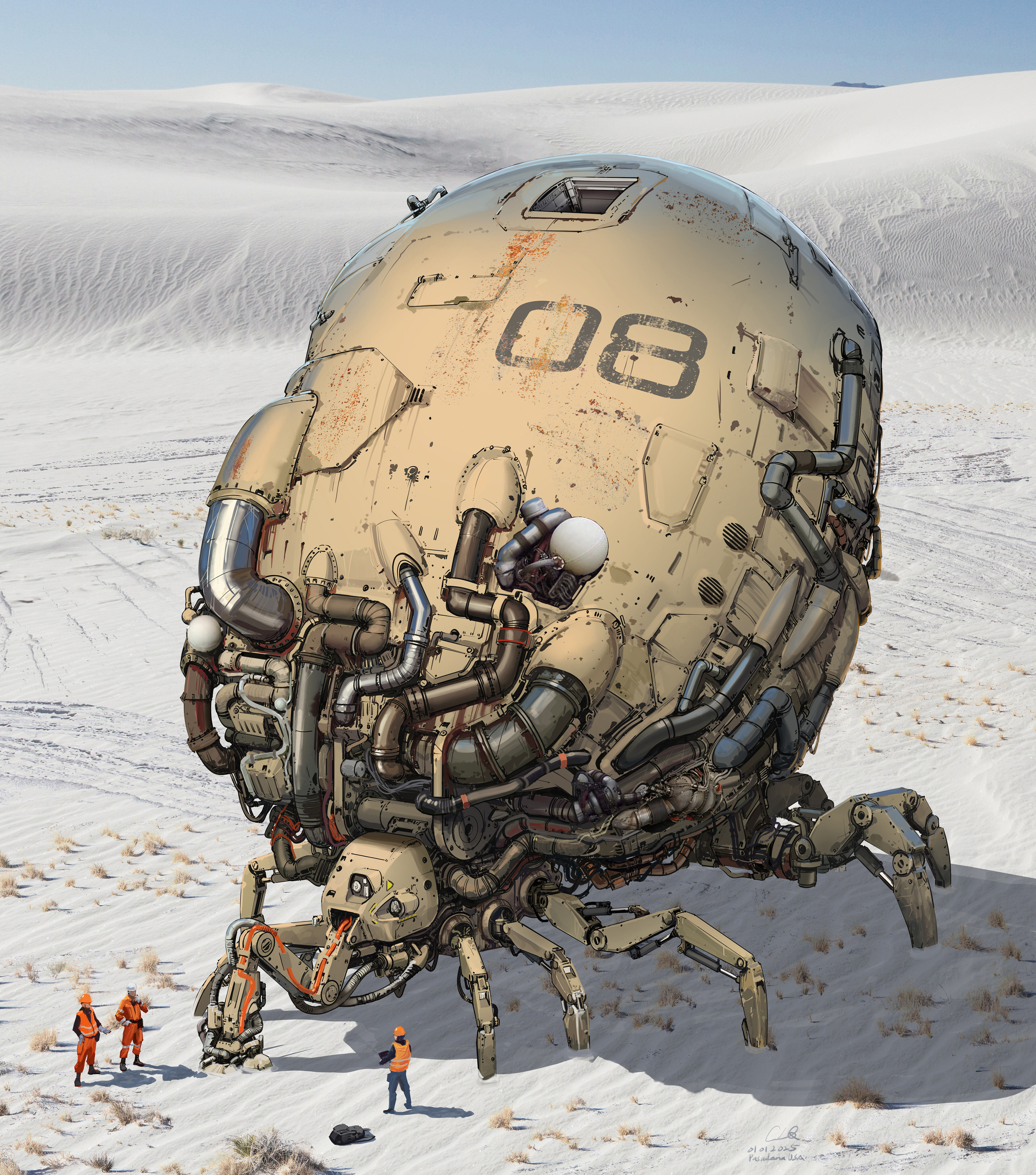 Longque Chen's tick-inspired mech