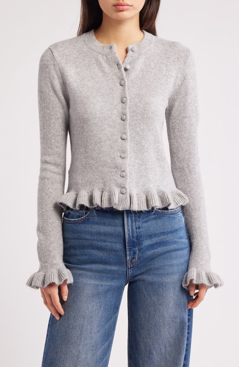 Fleur Ruffle Cardigan