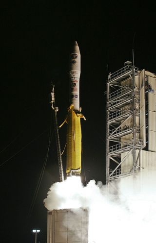 Ignition of the Minotaur I Rocket Carrying ORS-1 Satellite