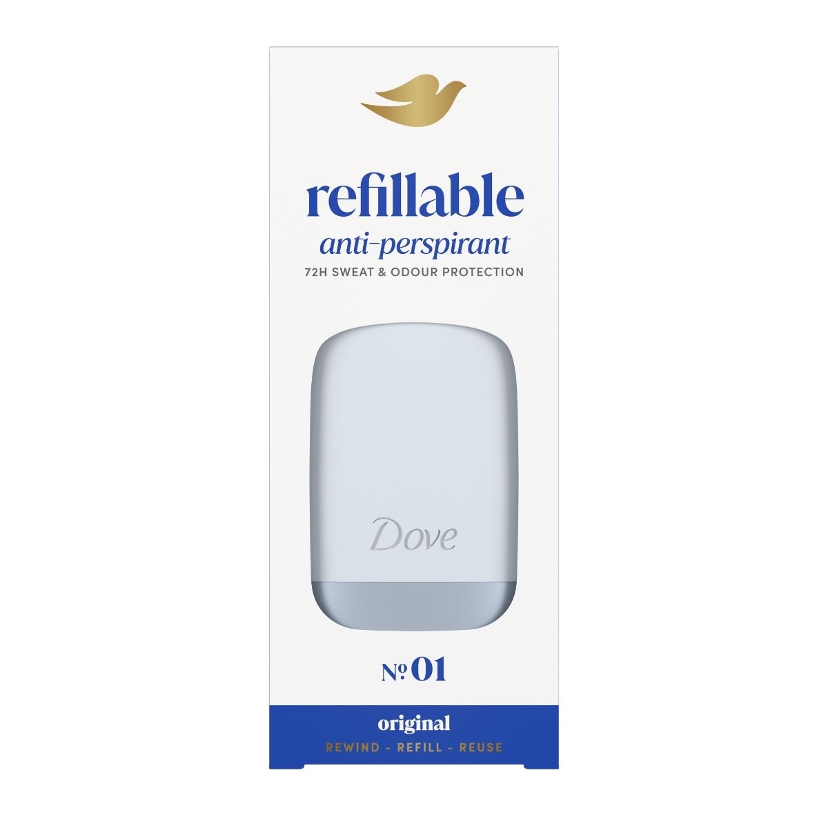 Dove Refillable Anti-perspirant original starter kit