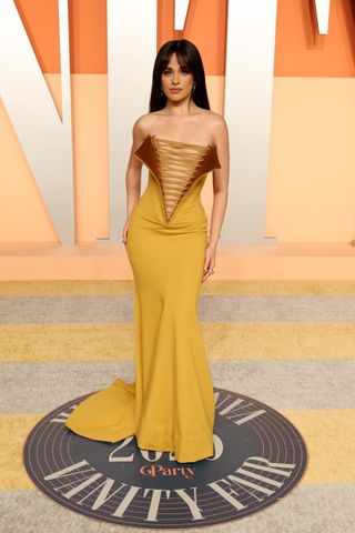 Camila Cabello attends the 2025 Vanity Fair Oscar Party