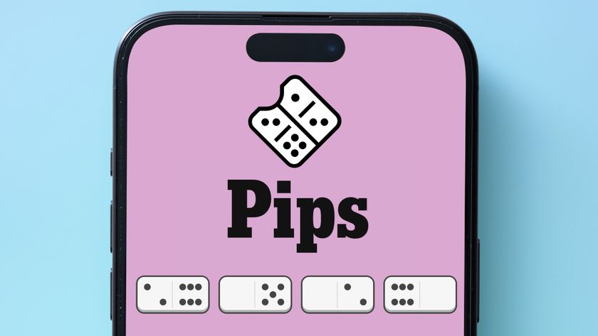 Pips on a blue background