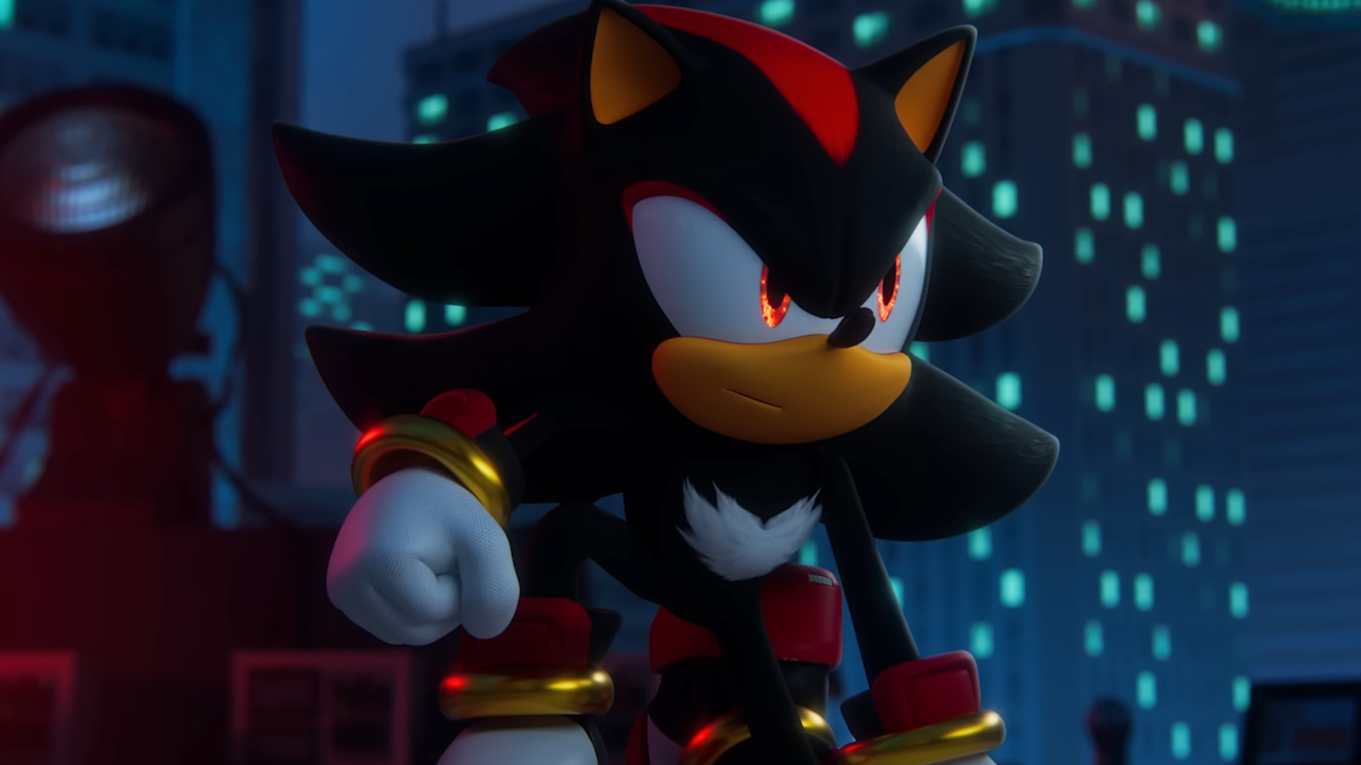 Shadow the hedgehog smirking during one of the best Switch 2 games, Sonic X Shadow Generations.